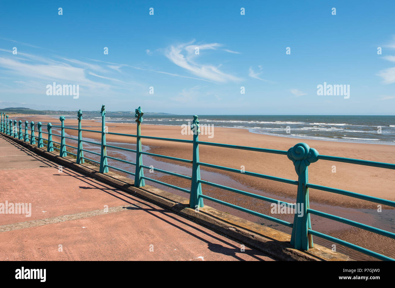 Montrose Strand, Angus, Schottland. Stockfoto