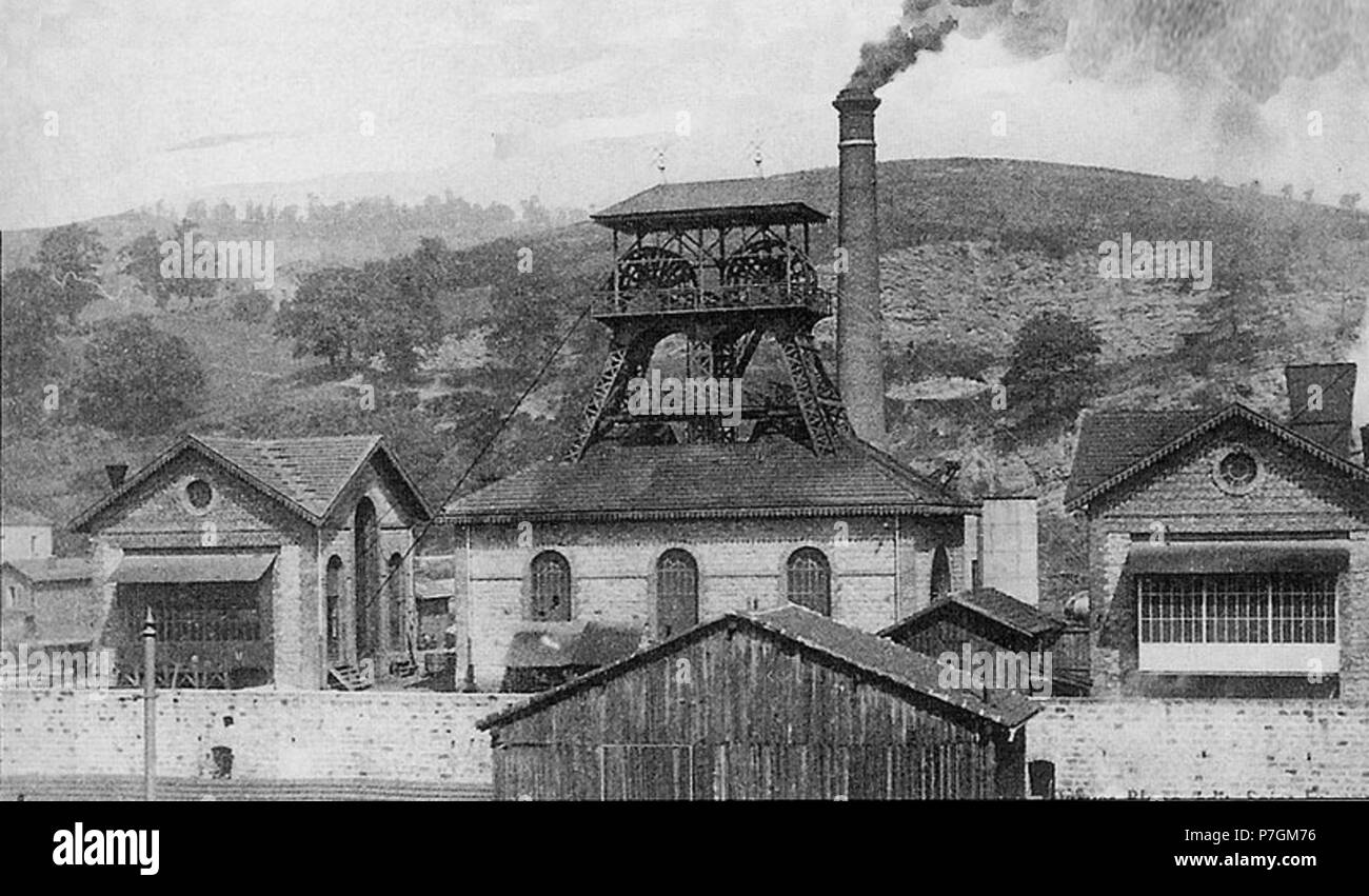Français: Le Puits des Combes en produit. XXe 323 Puits des Combes XXe Stockfoto