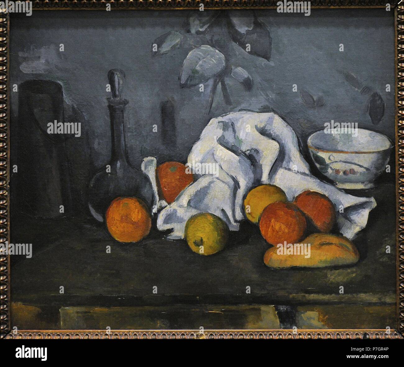 Paul Ce zanne (1839-1906). Französische Maler. Obst, Ca. 1879. Öl auf Leinwand. Die Eremitage. Sankt Petersburg. Russland. Stockfoto