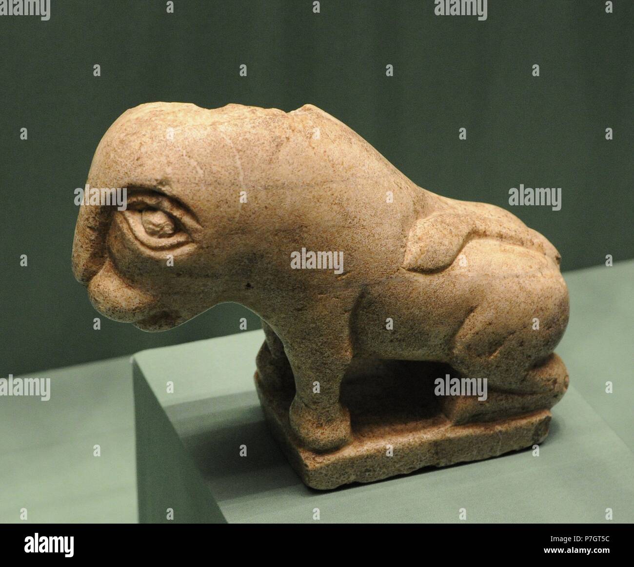 Islamische Epoche. Löwe-förmigen Brunnen. Stein. Ägypten. 11. bis 12. Jahrhundert. Die Eremitage. Sankt Petersburg. Russland. Stockfoto