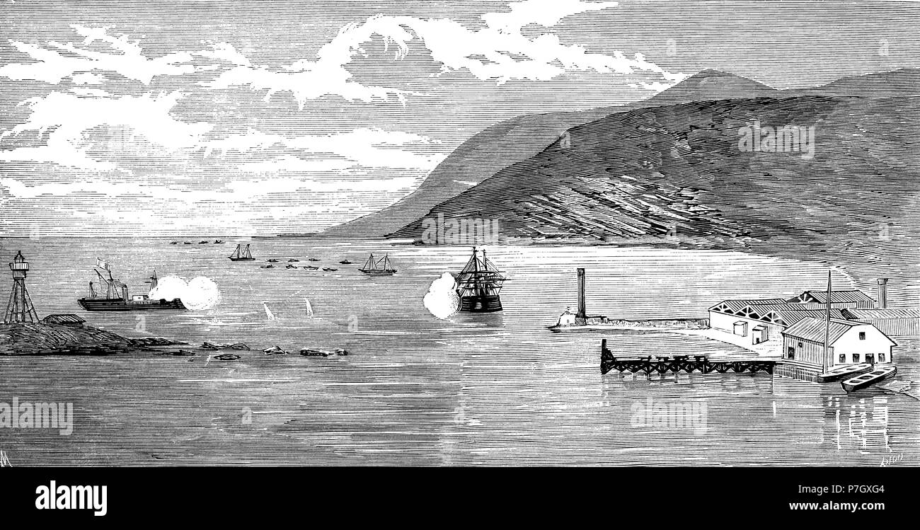 Sudamerica Guerra Del Pacifico Entre Chile Peru Y Bolivien Combate Naval En Iquique Entre La Corbeta