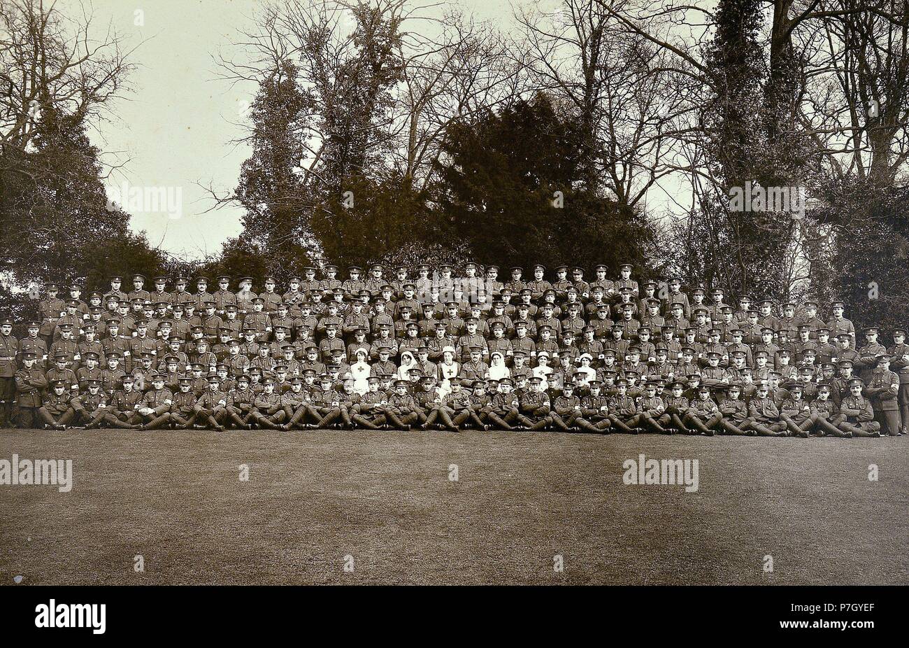 1/2nd East Anglian Feld Krankenwagen R.A.M.C. (T.) (Imperial Service Unit). Stockfoto