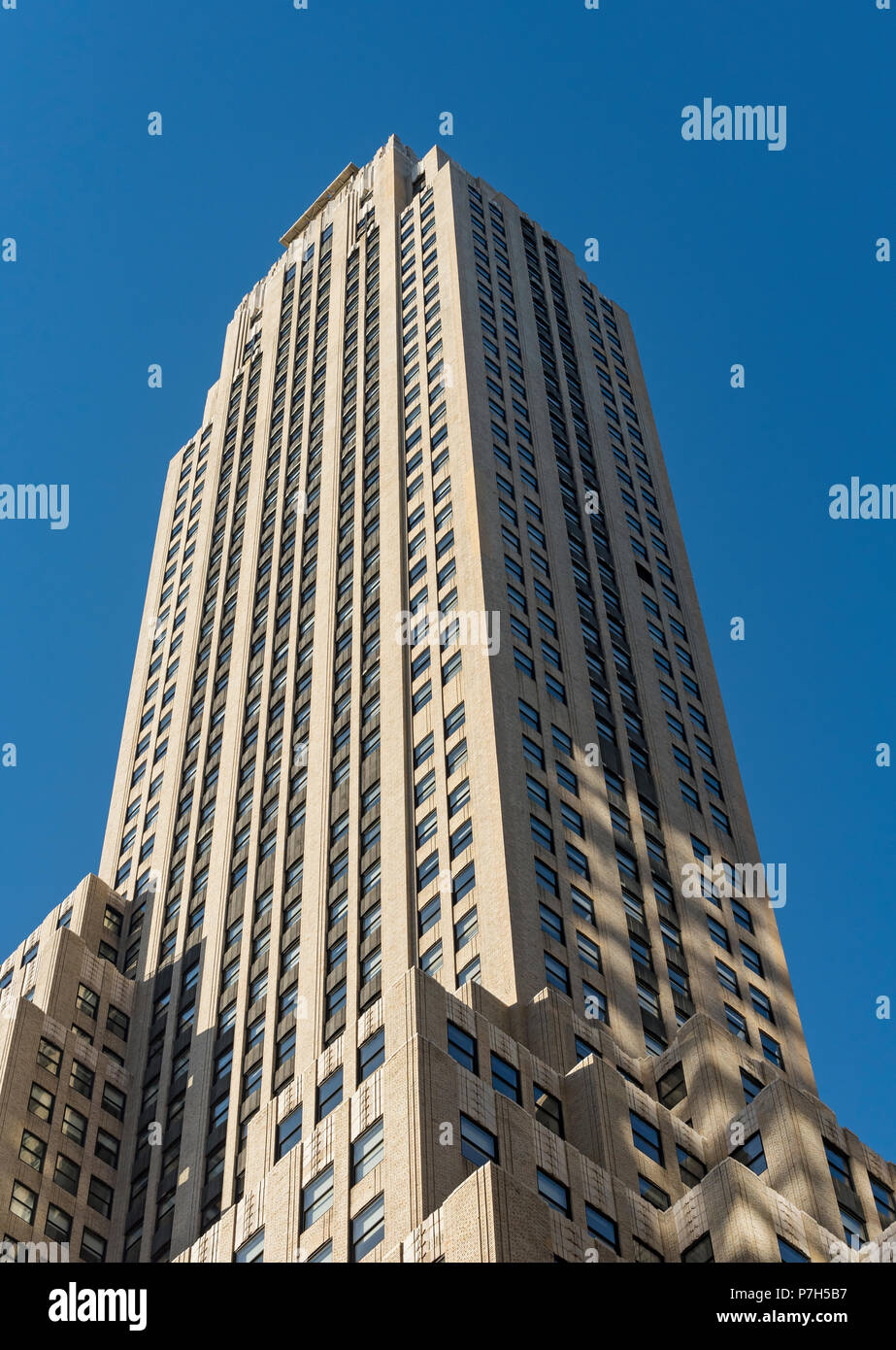 Lachs Tower Gebäude an der 11 West 42th Street, Manhattan, New York, USA Stockfoto