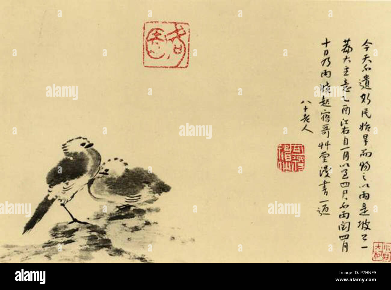 21 11 1 - Bada Shanren. Stockfoto