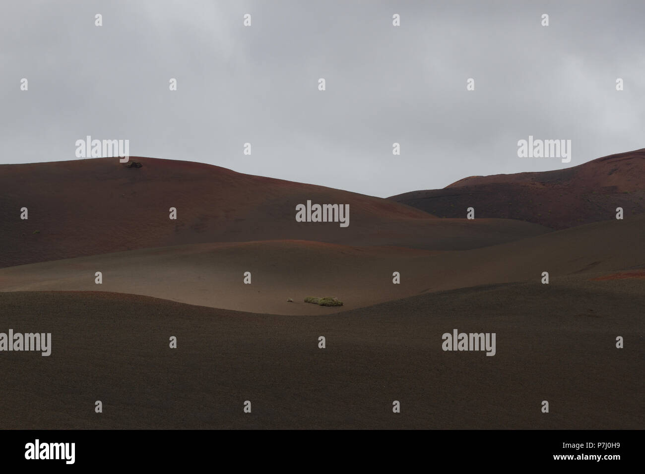 Nationalpark Timanfaya auf Lanzarote, Kanarische Inseln, Spanien Stockfoto