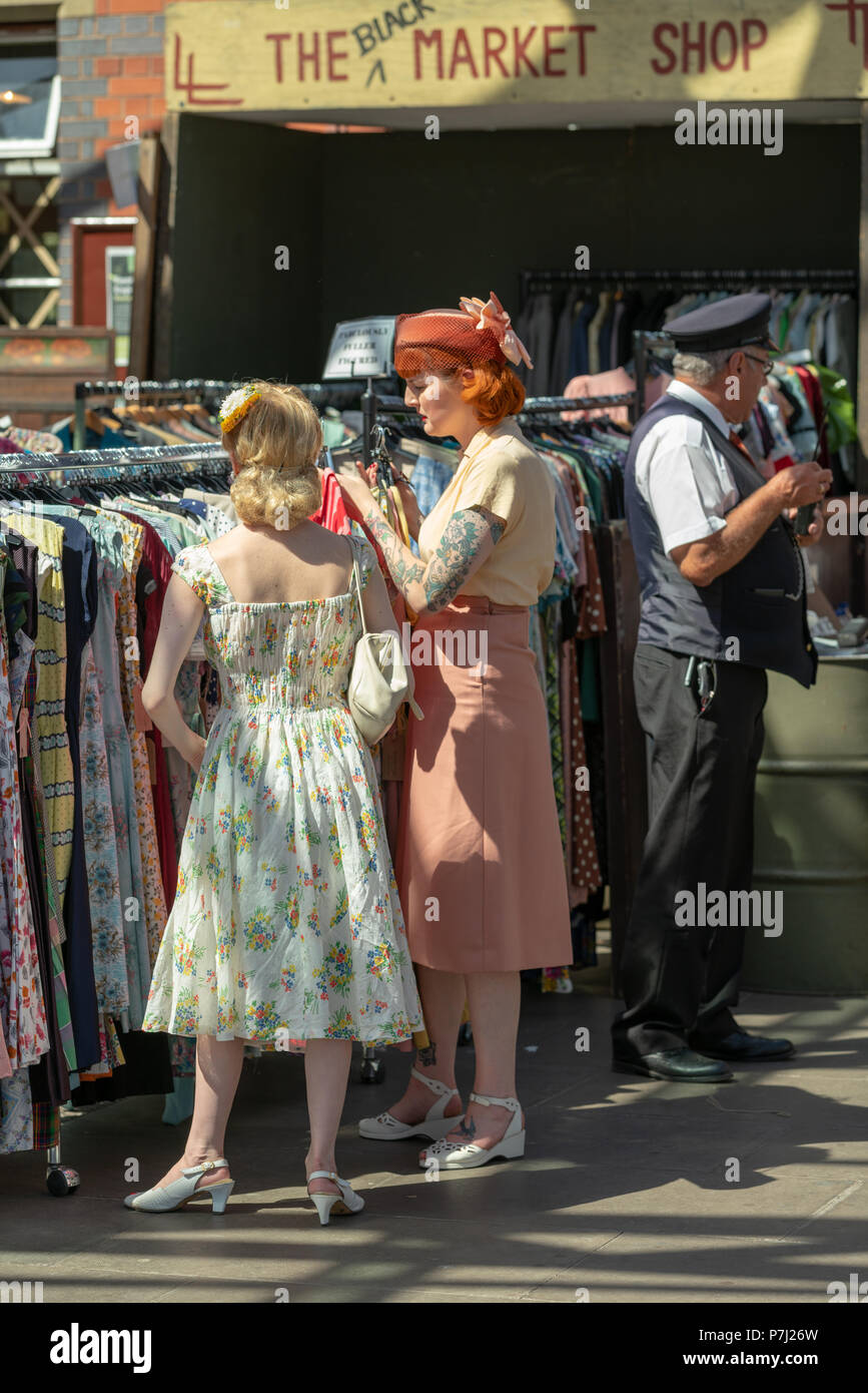 Die Severn Valley Railway, 1940er Jahre Erbes 2018 Stockfoto