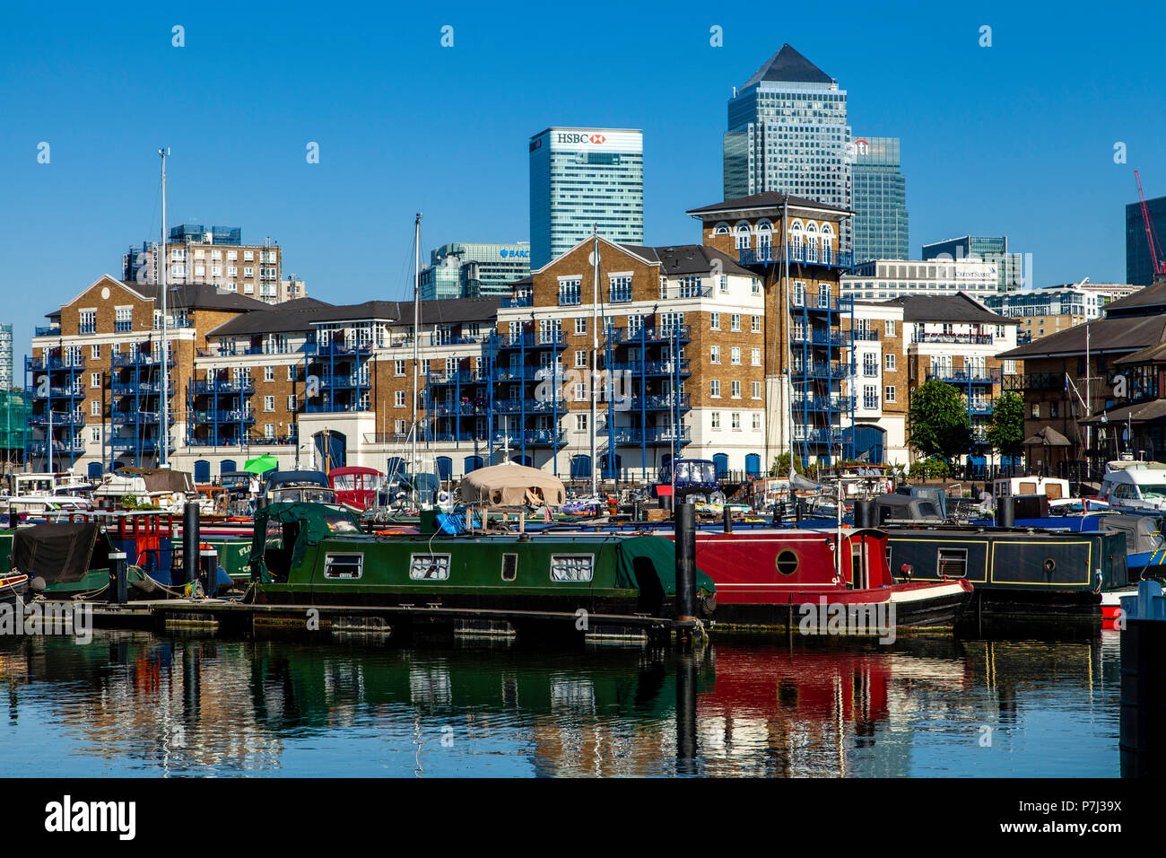 Limehouse Marina, Limehouse Basin, London, Vereinigtes Königreich Stockfoto