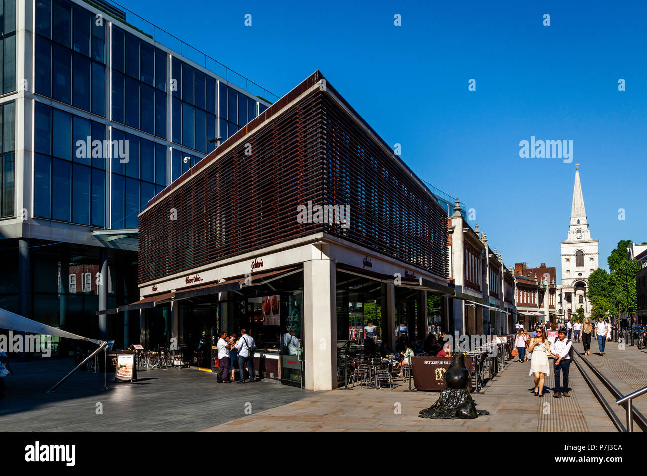 Patisserie Valerie, Spitalfields Market, London, England Stockfoto