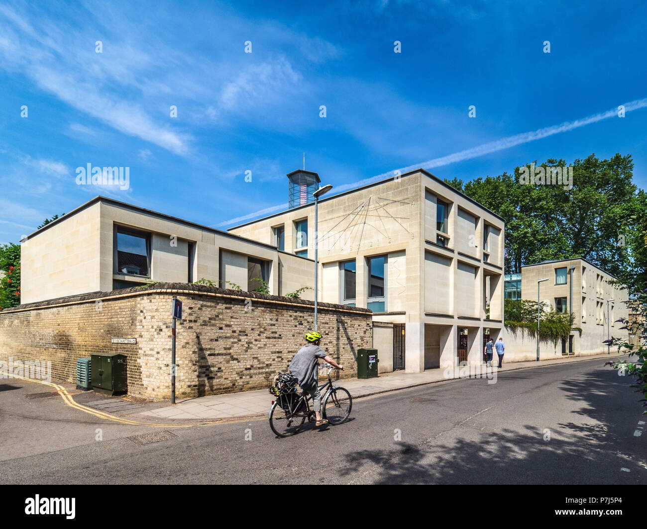 Gründerin Gericht Pembroke College der Universität Cambridge - Studentenwohnheim, Masters Lodge und andere Einrichtungen - Eric Parry Architekten 1998 Stockfoto