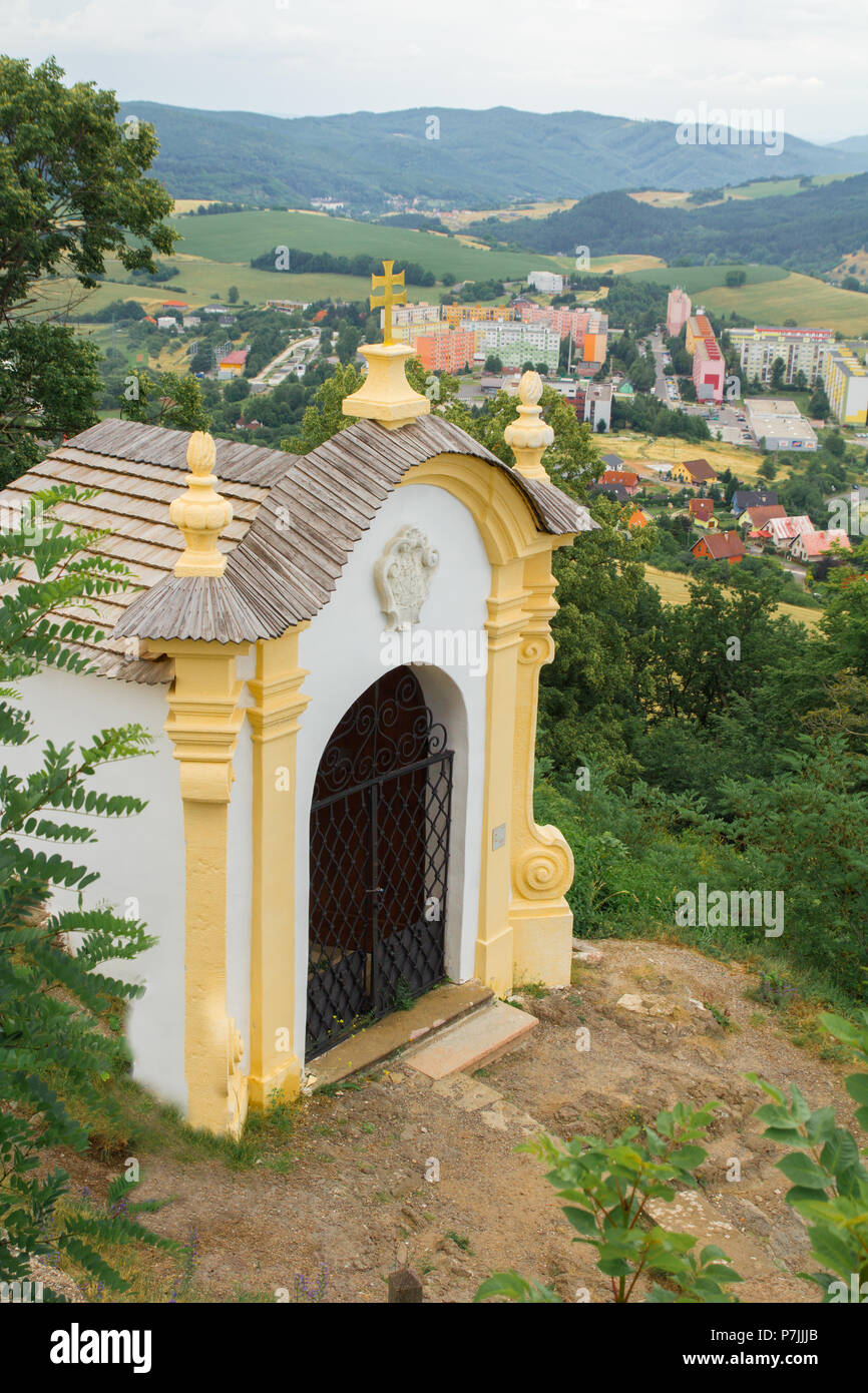 Kleine Kapelle in der Natur Stockfoto