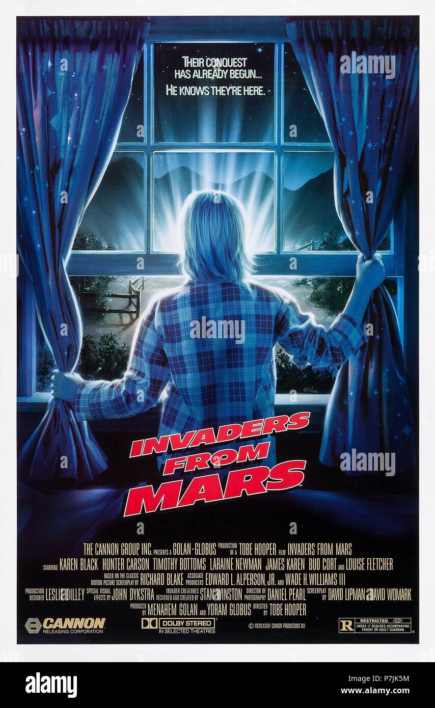 Original Film Titel: Invaders From Mars. Englischer Titel: Invaders From Mars. Regisseur: Tobe Hooper. Jahr: 1986. Credit: Cannon FILMS/Album Stockfoto