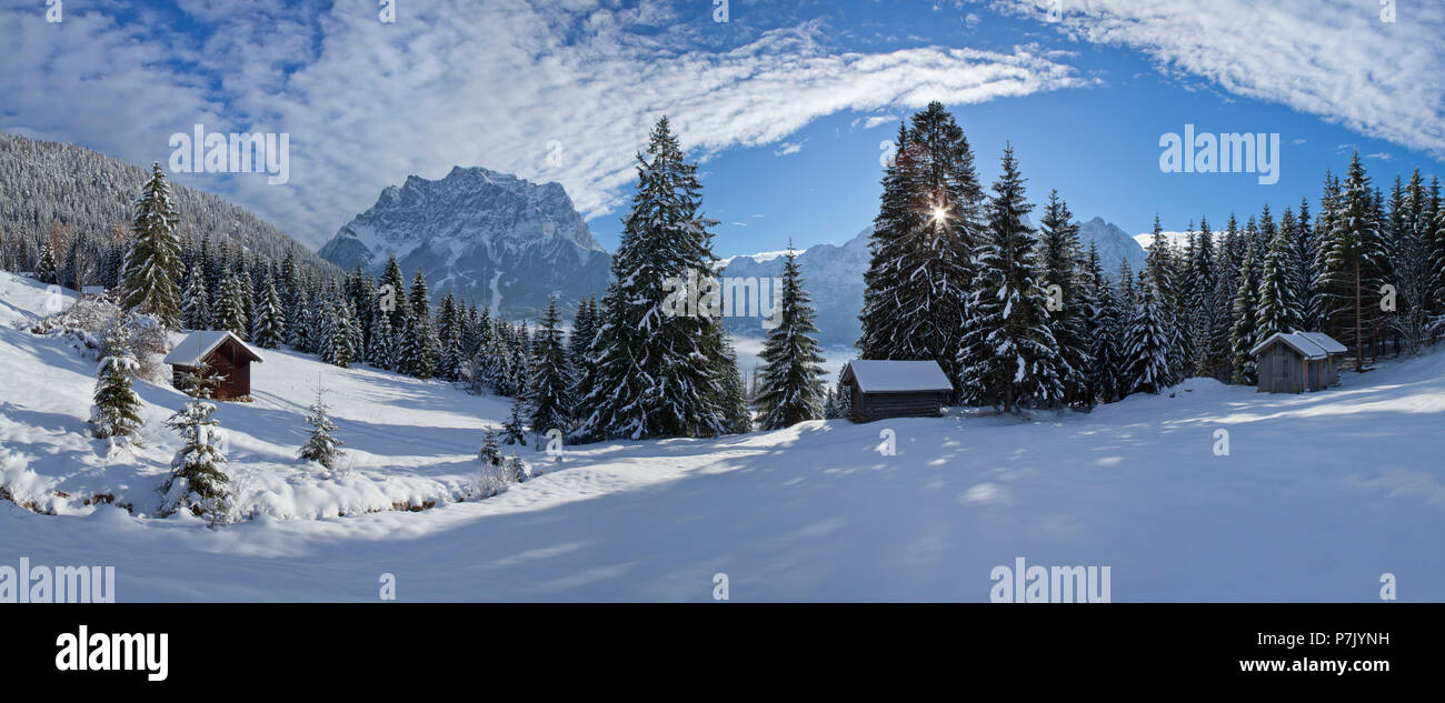 Austria tyrol lermoos zugspitze winter -Fotos und -Bildmaterial in ...