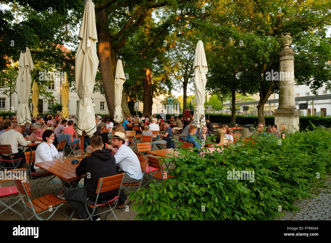 Biergarten Prinzengarten, Coburg, Oberfranken, Franken, Bayern