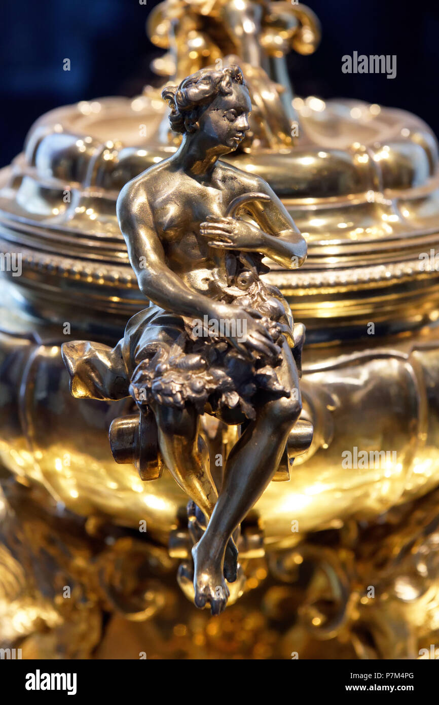 Deutschland, Berlin, Charlottenburg, Schloss Charlottenburg Schloss war die Sommerresidenz der Preußischen Könige, das Kronjuwel und Silberkammer Stockfoto