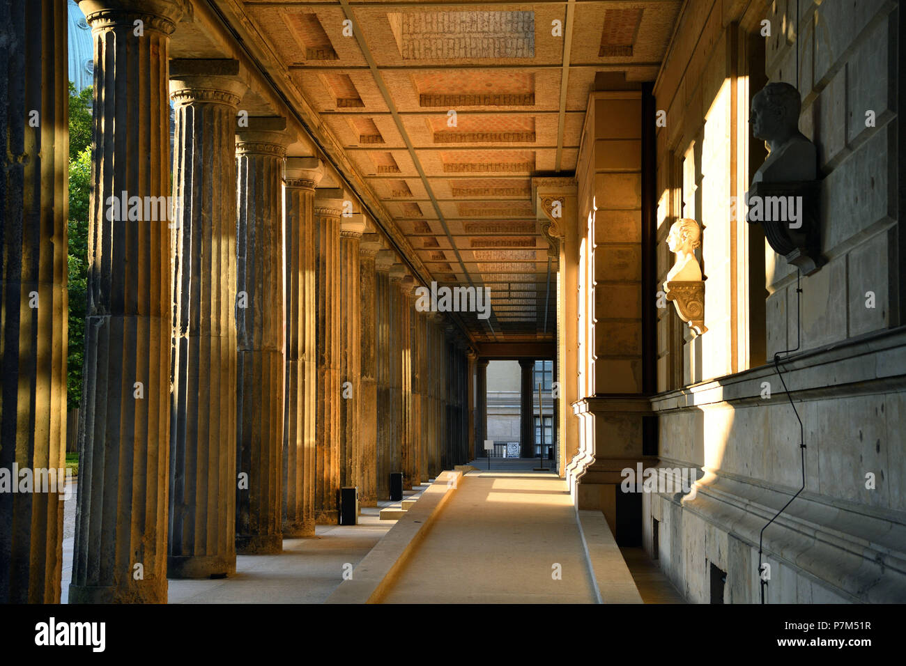 Deutschland, Berlin, Museumsinsel, UNESCO Weltkulturerbe, Neues Museum erbaut von Friedrich August Stüler, 1855 eingeweiht, im Jahr 2009 nach einer Renovierung unter der Leitung des britischen Architekten David Chipperfield wieder geöffnet Stockfoto