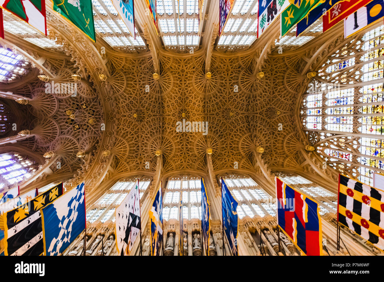 England, London, Westminter, Westminster Abbey, Henry VII's Chapel Stockfoto