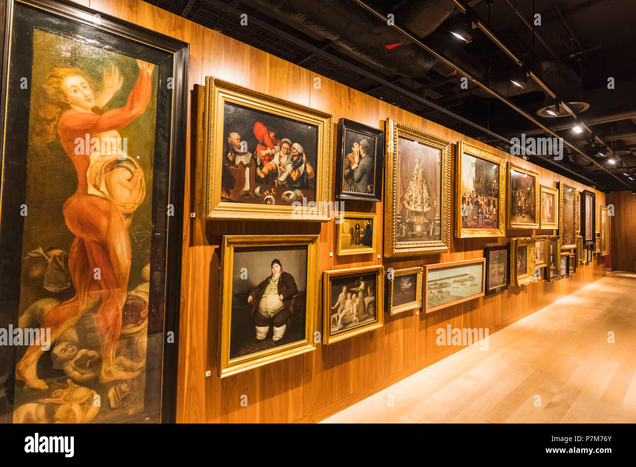 England, London, der Wellcome Collection, Anzeige der Medizinischen ähnliche Kunstwerke Stockfoto