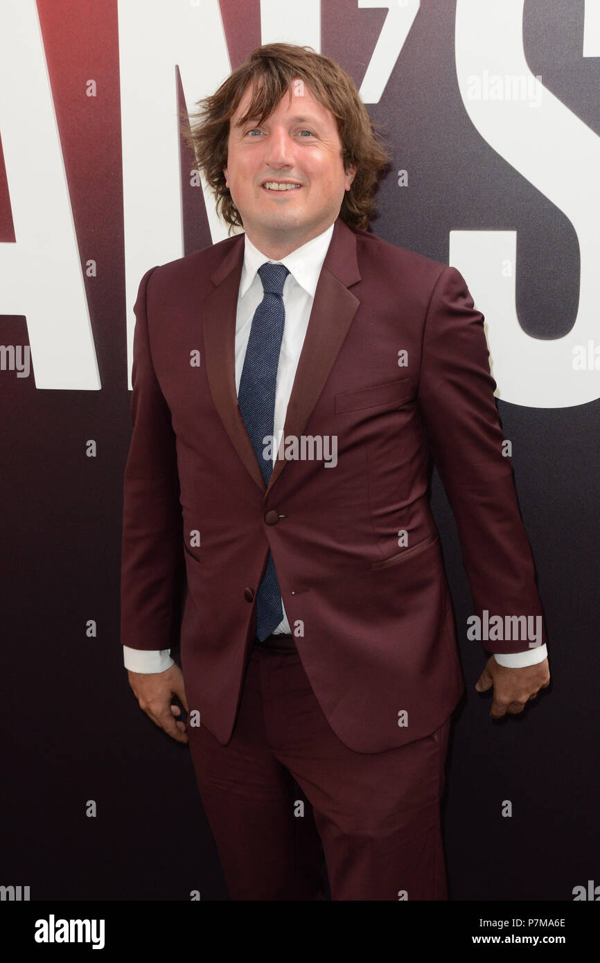 Ocean's 8 Weltpremiere in der Alice Tully Hall - Roter Teppich Anreise mit: Daniel Pemberton Wo: New York, New York, United States Wann: 05 Jun 2018 Credit: Ivan Nikolov/WENN.com Stockfoto