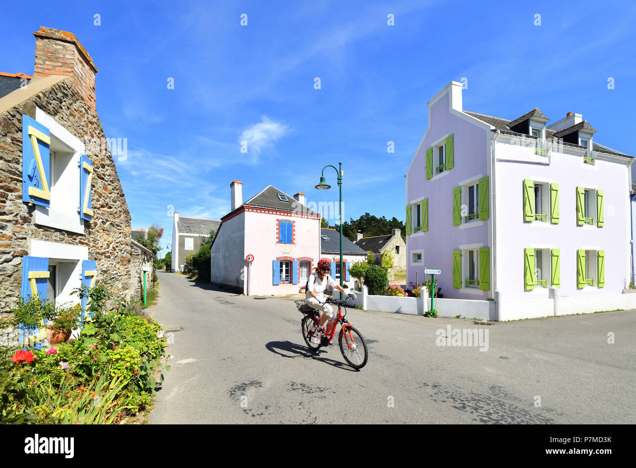 Frankreich, Morbihan, Belle Ile En Mer, Le Palais Stockfoto