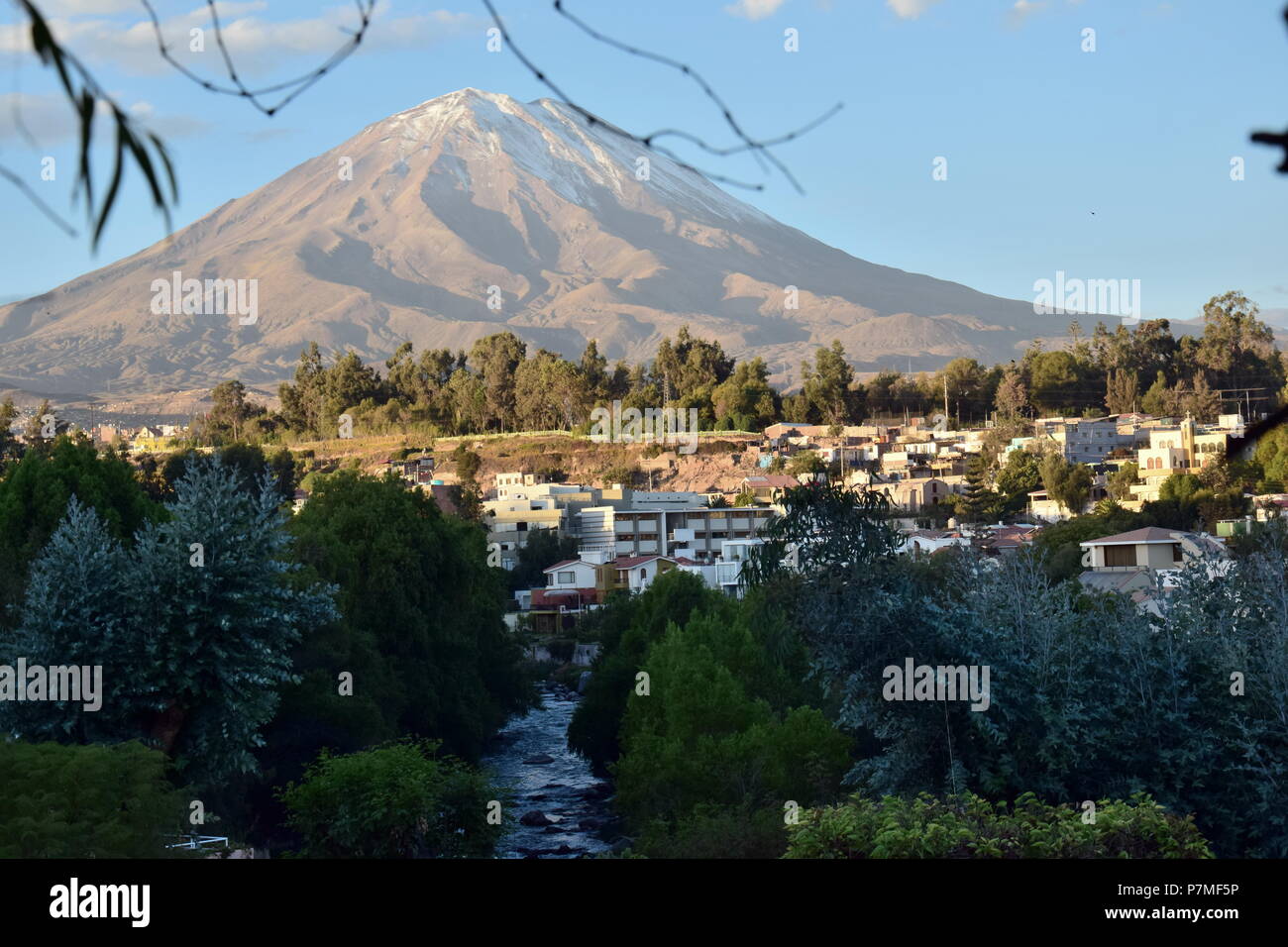 Landschaft in Arequipa, Peru Stockfoto