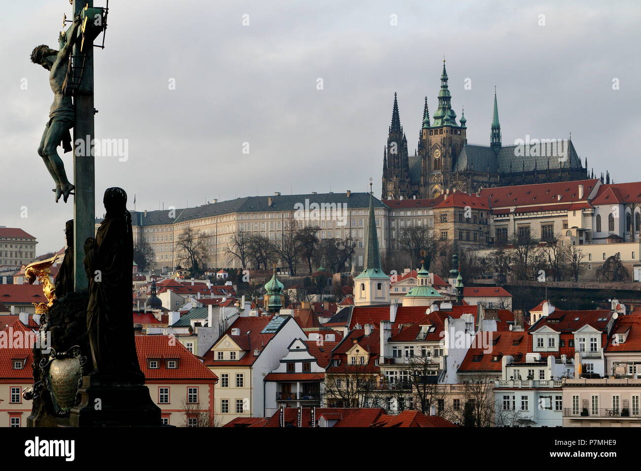 Stadt Prag, Tschechische Republik Stockfoto