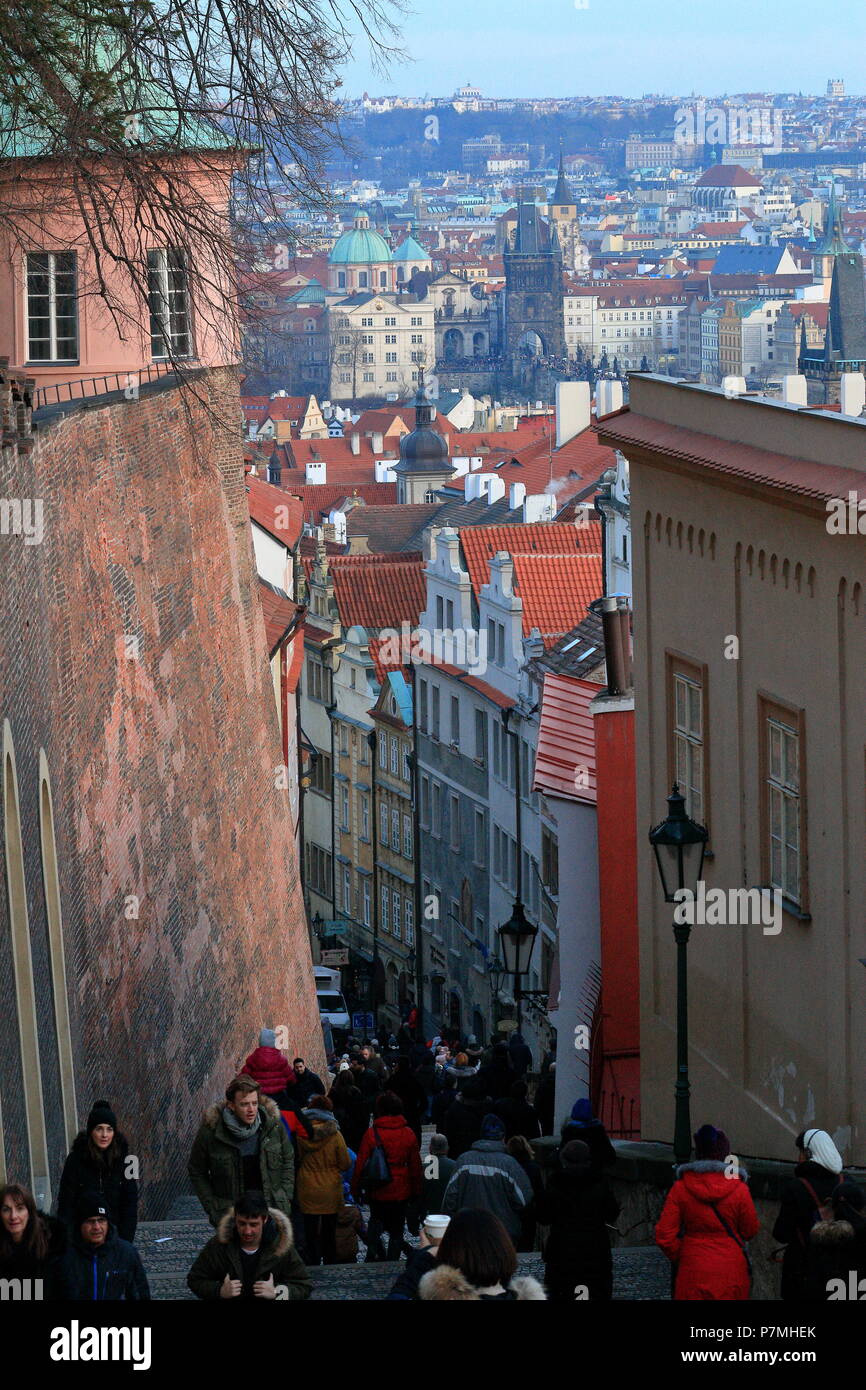 Stadt Prag, Tschechische Republik Stockfoto