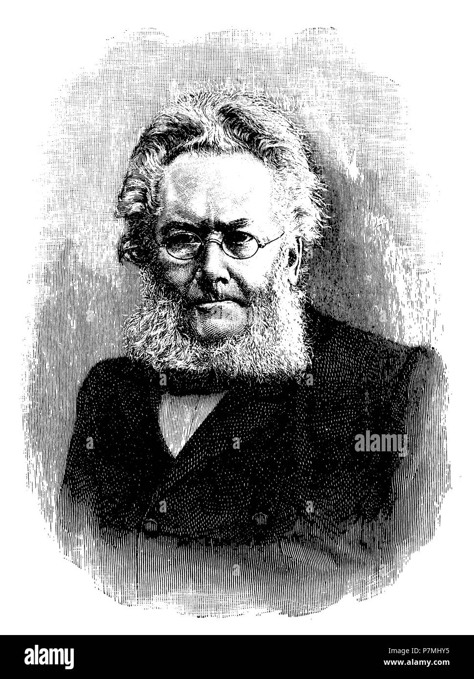 Henrik Ibsen: Portrait, 1895 Stockfoto