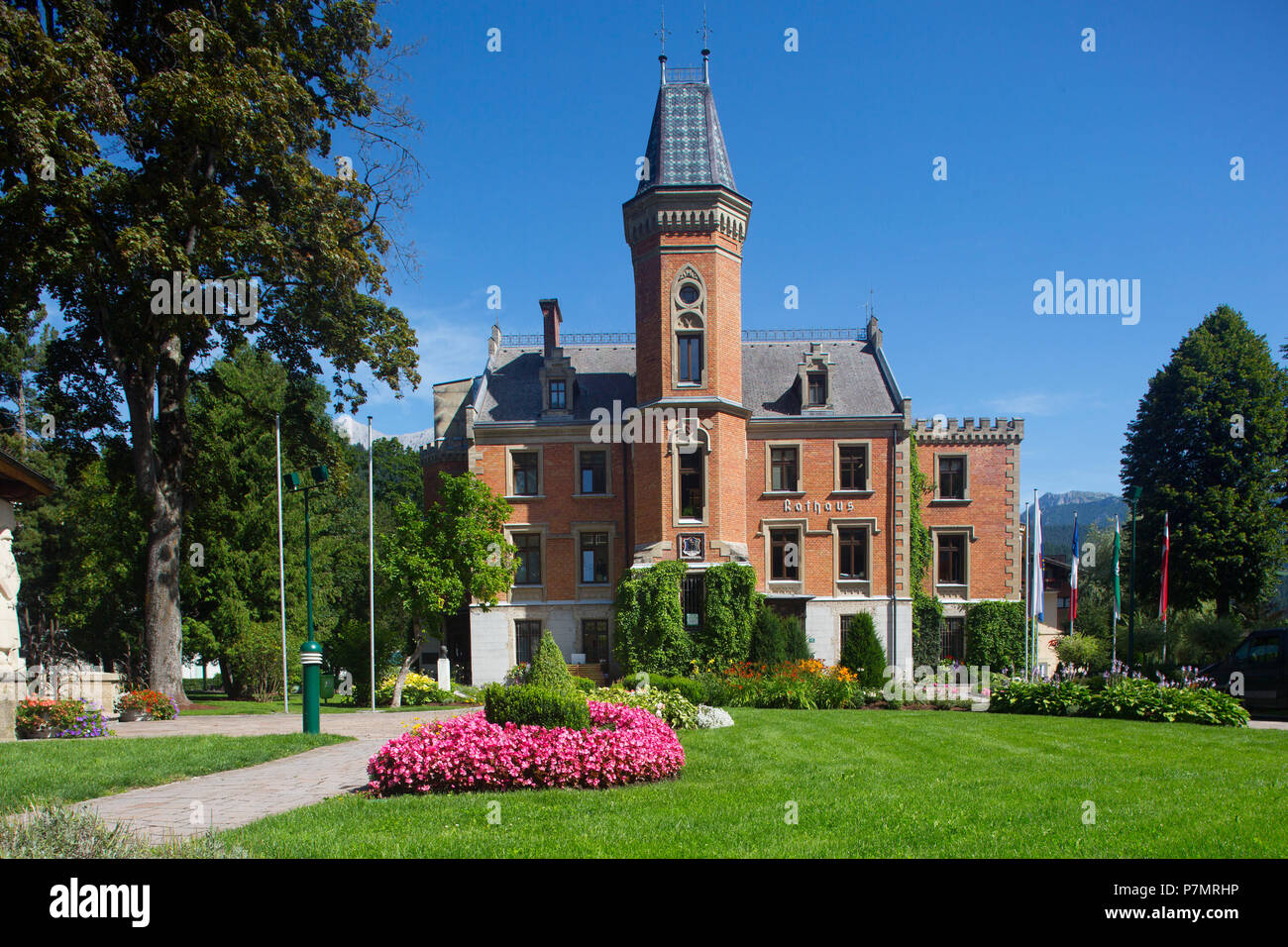 Österreich, Steiermark, Schladming, Ennstal, Rathaus, Stockfoto