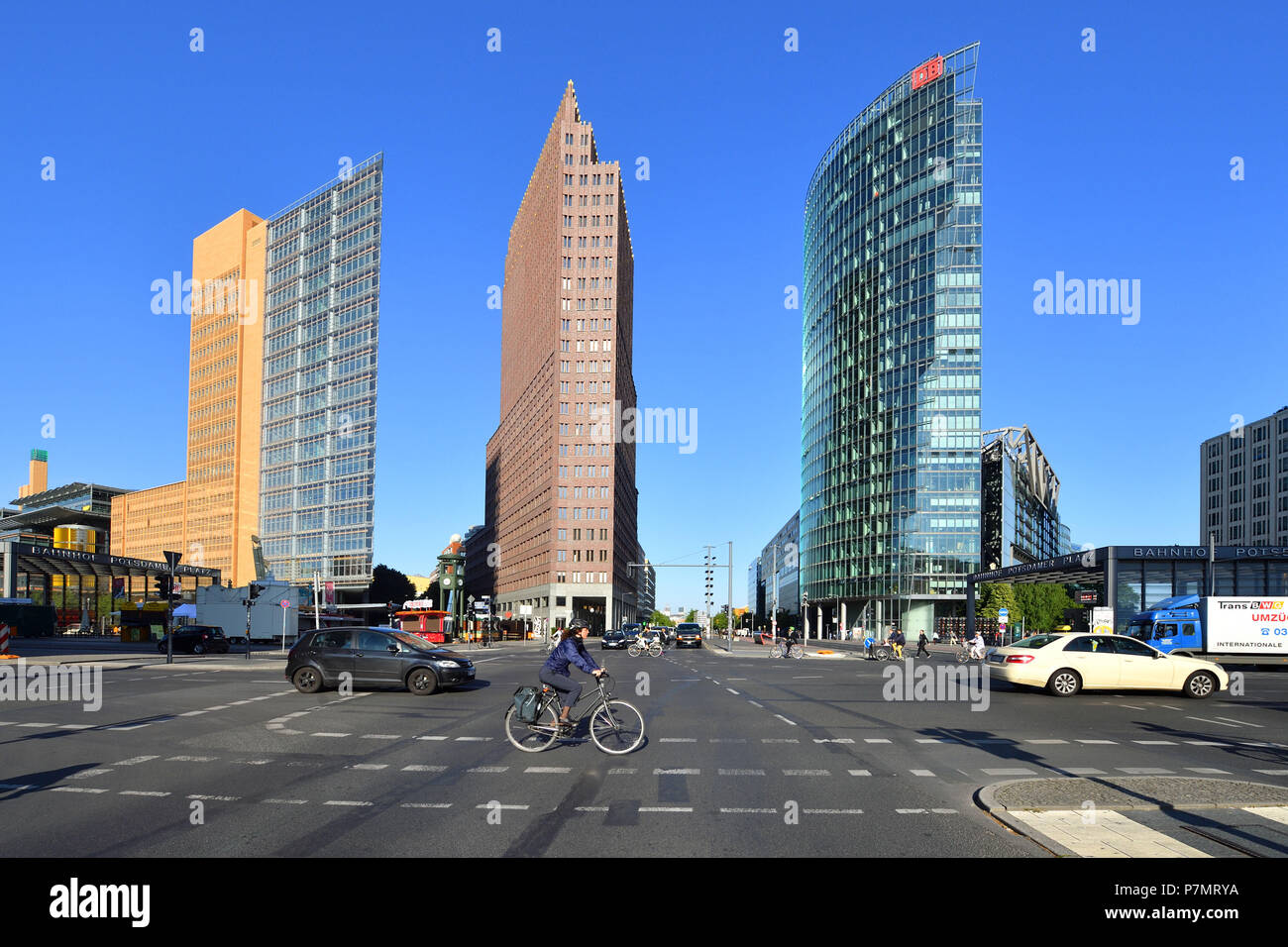 Deutschland, Berlin, Tiergarten, Potsdamer Platz (Potsdamer Platz) Stockfoto