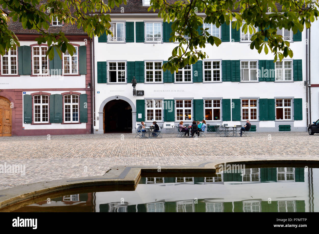 Schweiz, Basel, Münsterplatz Stockfoto