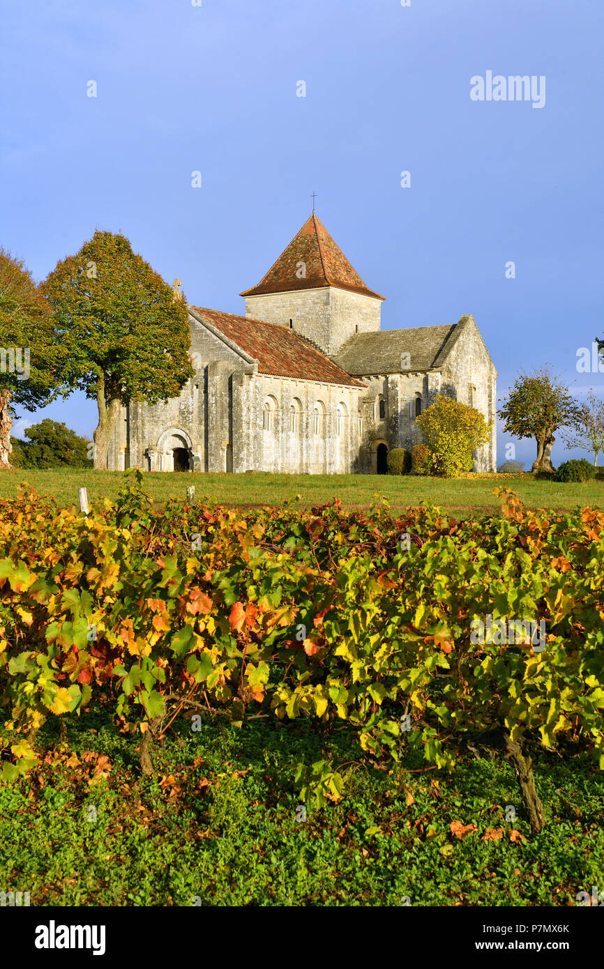 Frankreich, Charente, St Denis von Licheres Kirche Stockfoto