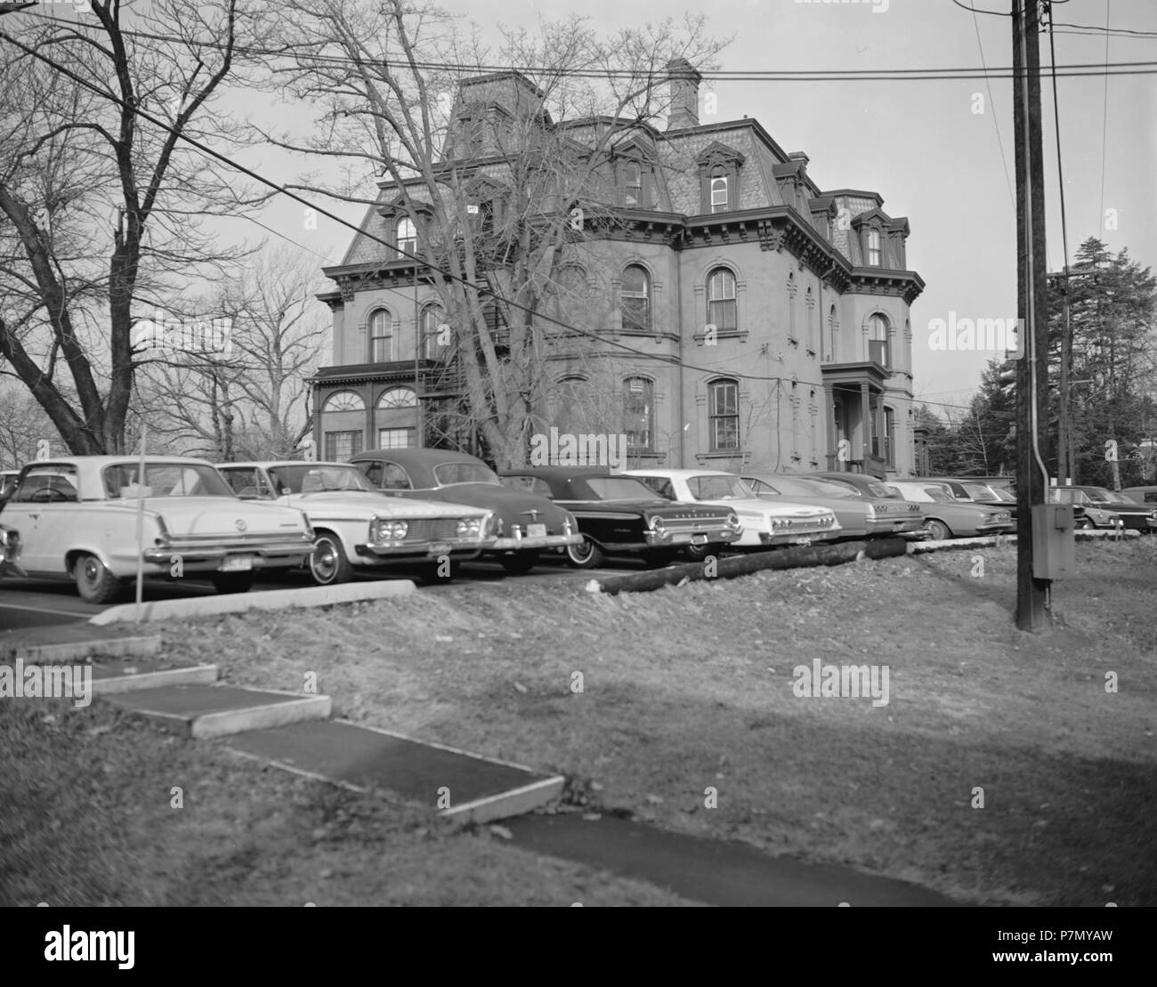 3. John M. Davies Haus, Hintere Höhe. Stockfoto