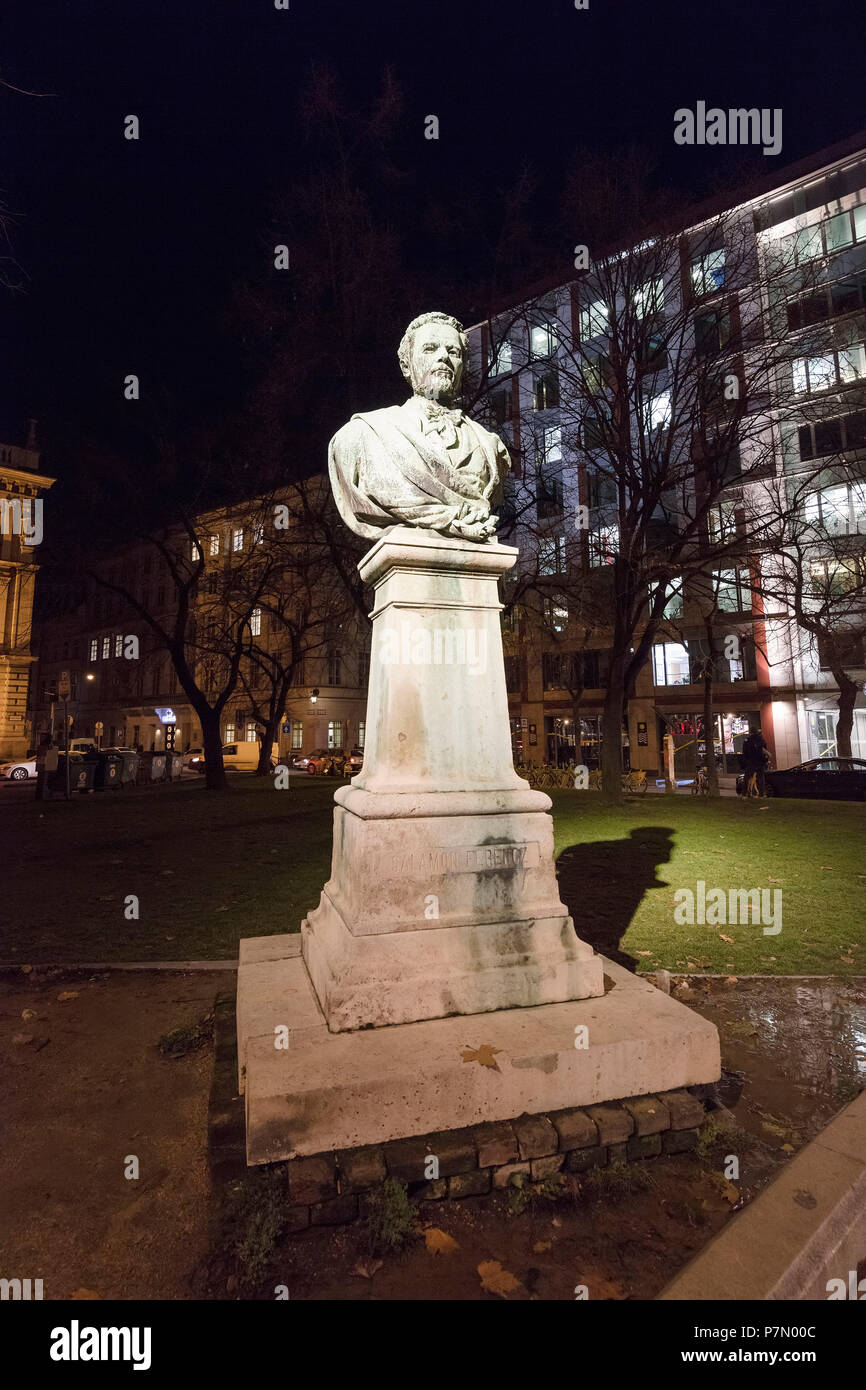 Memorial statue am Szechenyi Istvan ter Park, Budapest, Ungarn Stockfoto