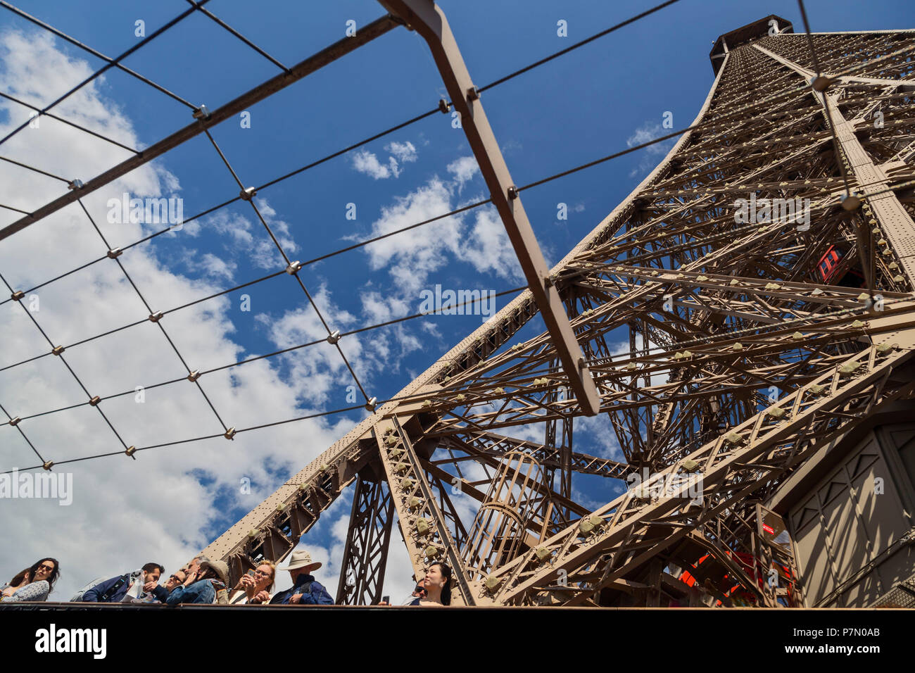 Paris, Frankreich, Europa, Blick auf den Tour Eiffel Stockfoto