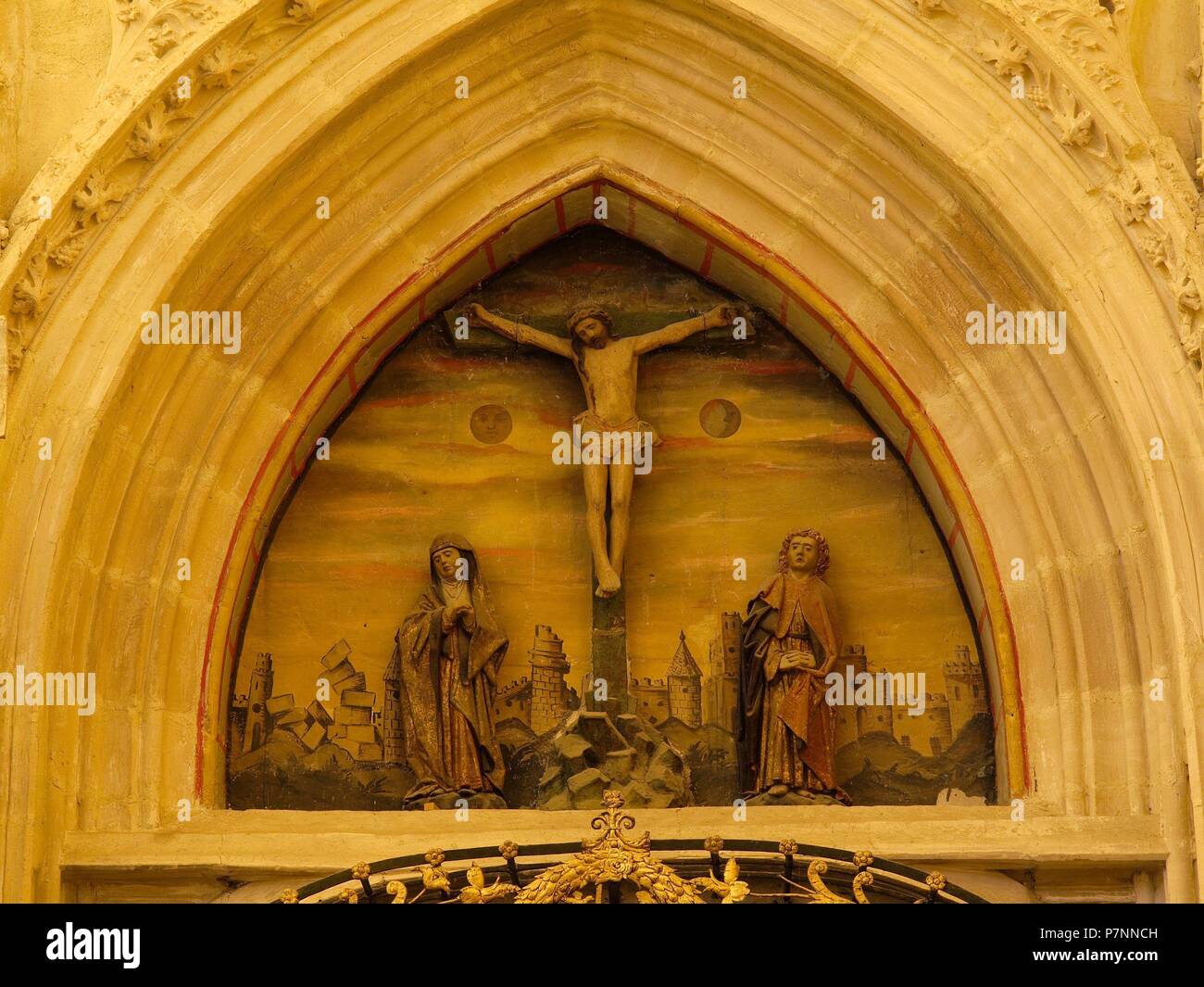 CATEDRAL DE SANTA MARIA Y SAN JULIAN O Catedral de Nuestra Señora de Gracia. Interieur, CAPILLA DE SAN JULIAN. CUENCA, ESPAÑA. Stockfoto