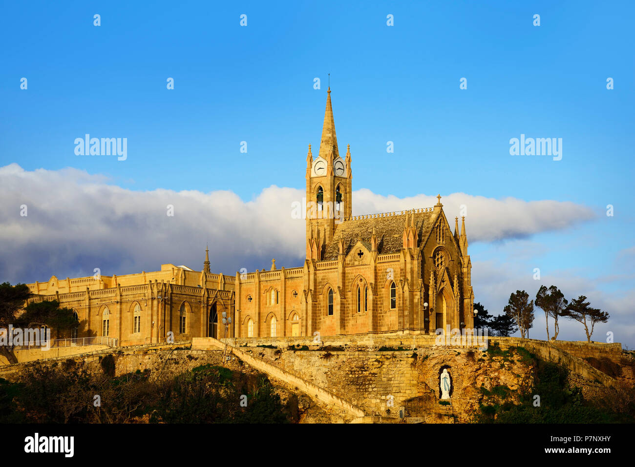 Lourdes-Kapelle, Mgarr, Gozo, Malta Stockfoto