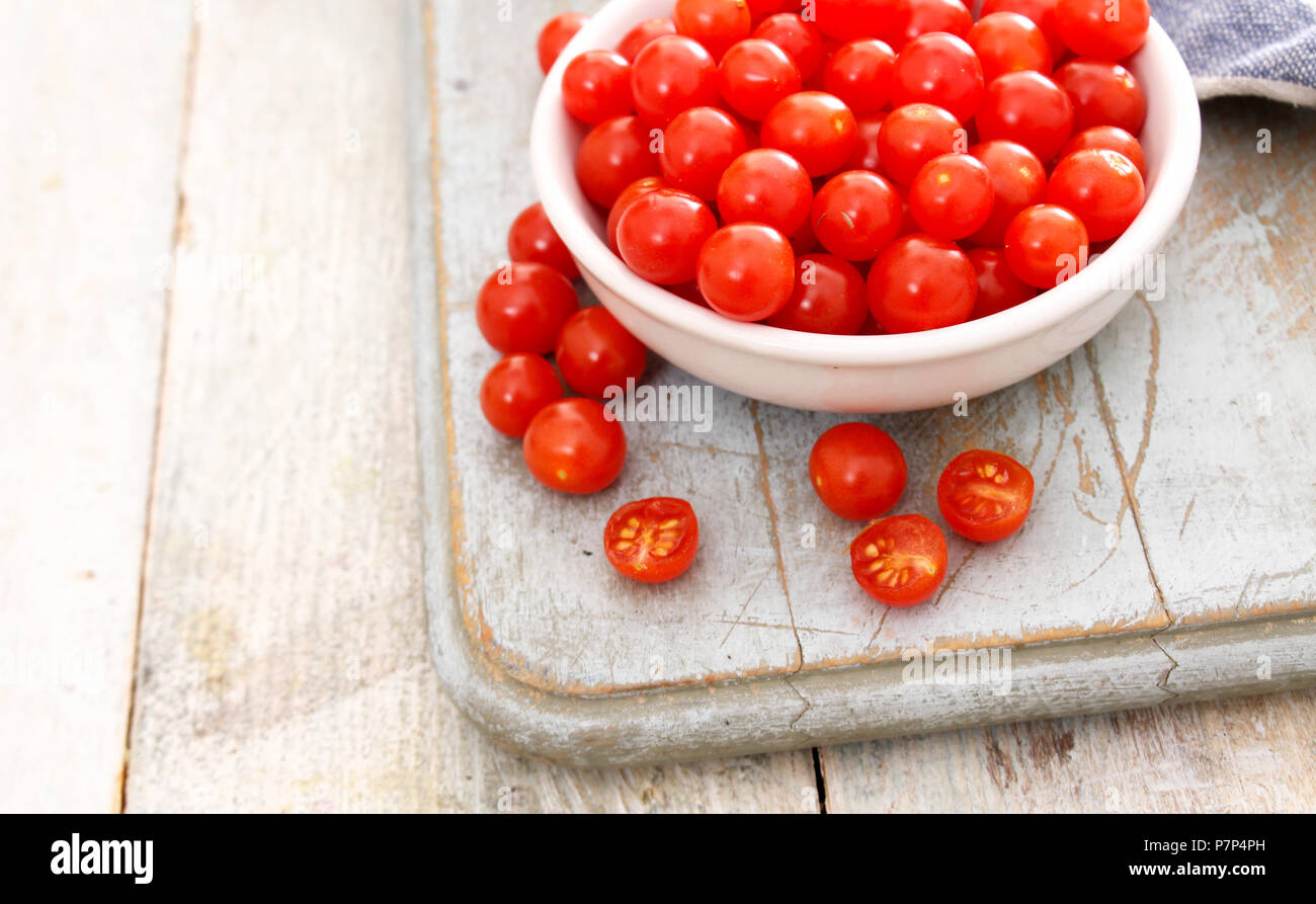 Baby tomato tomberries Stockfoto