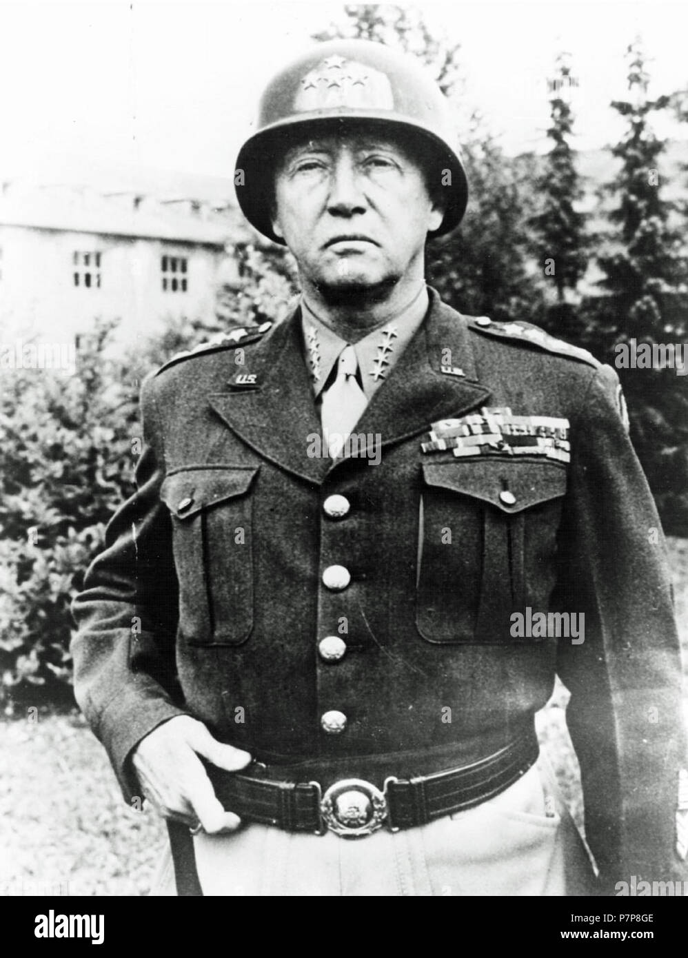Englisch: George S. Patton. 1945 171 George S. Patton 1945 Stockfoto