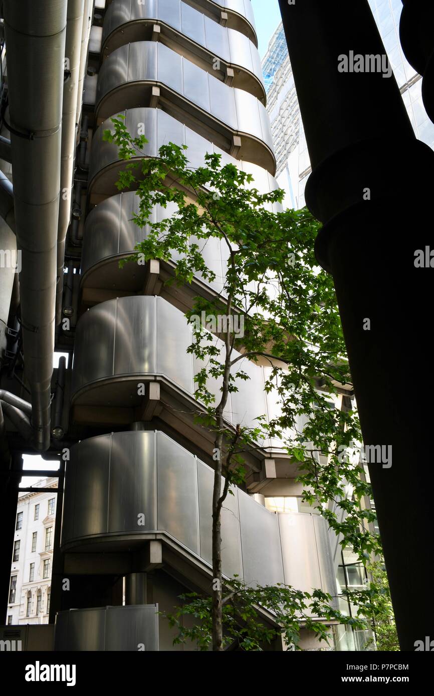 Lloyds-Gebäude in London Stockfoto