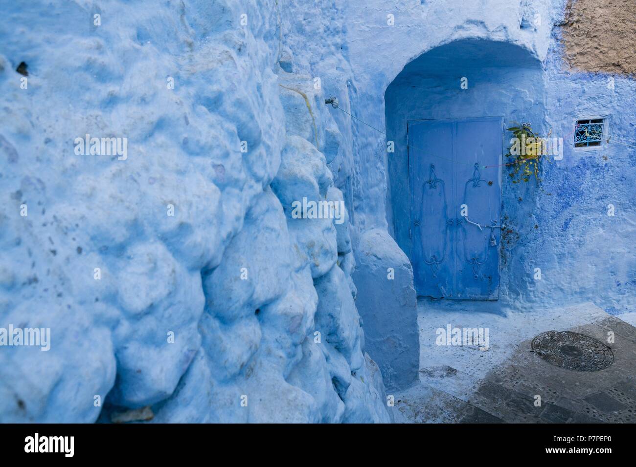 Chefchauen, --Chauen, Marruecos, Norte de Afrika, continente Africano. Stockfoto