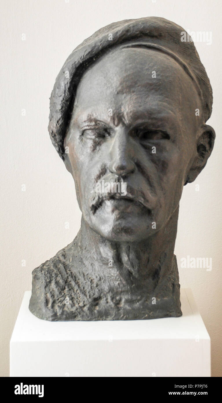 Englisch: Schwedische Künstler Axel Ebbe's (1868-1941) "Porträt des Künstlers" (jälvporträtt) 1938. Foto bei Axel Ebbes Kunsthalle in Trelleborg, Schweden, 2009-05-10 berücksichtigt. 10 Mai 2009 29 Axel Ebbe, Porträt des Künstlers, 1938, Axel Ebbes kunsthalle Trelleborg, Schweden Stockfoto