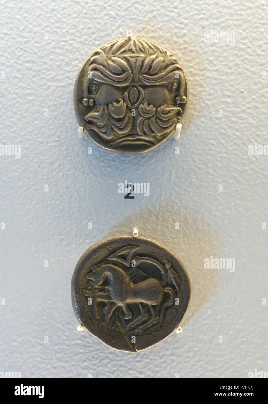 N/A. N/A 369 Tetradrachme des Ostens Kelten, Keltische, Pannonia, 3.-2. Jh. v. Chr., Silber - Arthur M. Sackler Museum, Harvard University - DSC01495 Stockfoto
