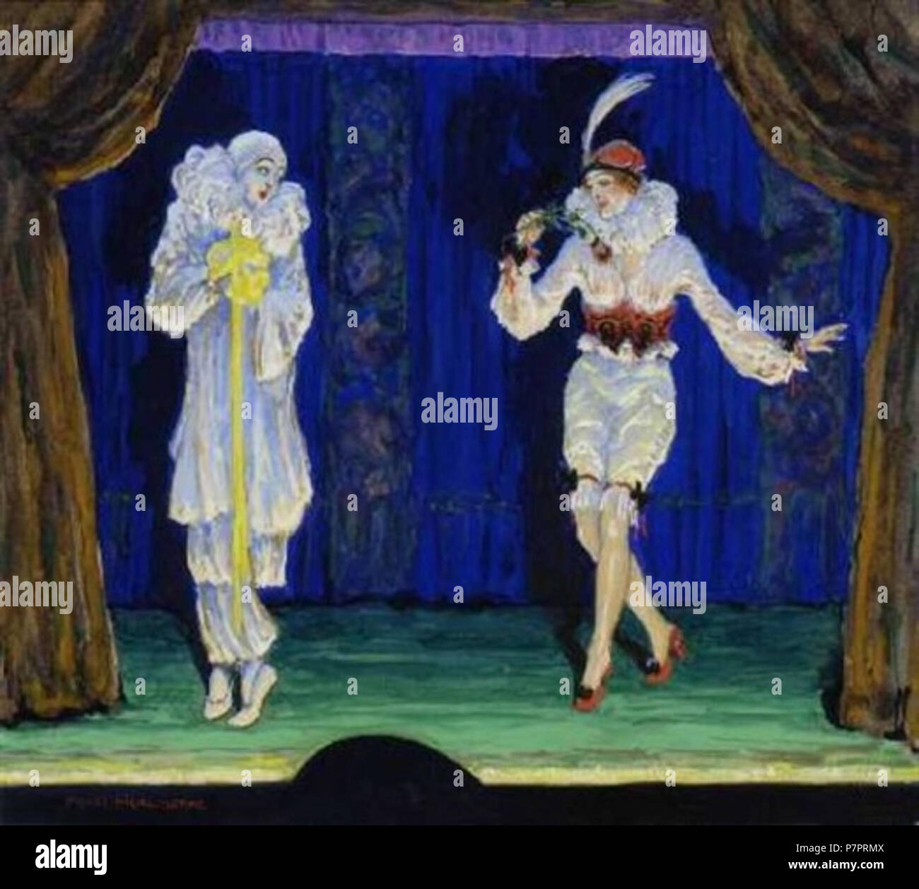 162 Franz Hienl-Merre-Aufführung Stockfoto