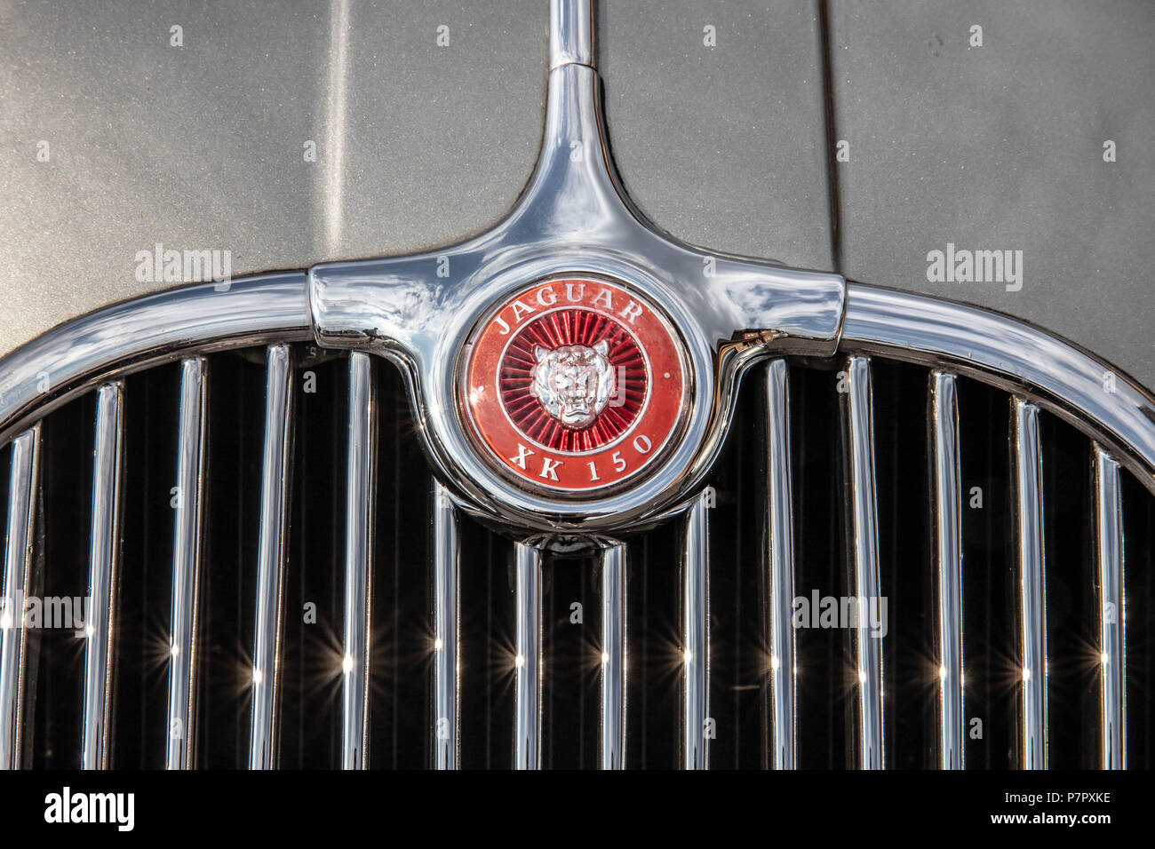 Jaguar XK150 Drophead Coupé Stockfoto