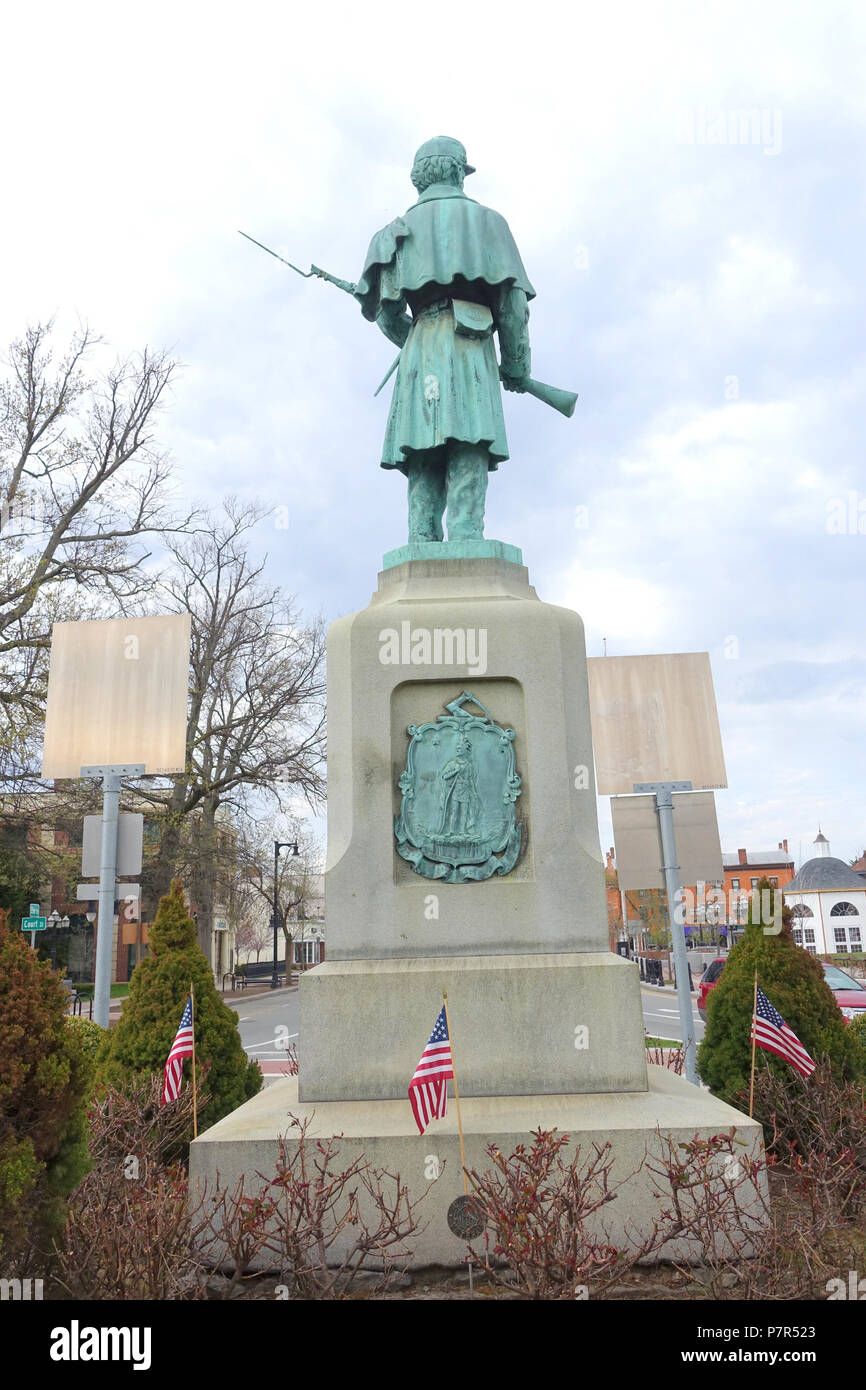 Englisch: Bürgerkrieg Denkmal von dem Aufseher Jagd Mosman (1843-1923) - Westfield, Massachusetts, USA. Dieses Kunstwerk ist in der Weil der Künstler vor mehr als 70 Jahren starb. 3 Mai 2015, 15:35:20 92 Bürgerkrieg Denkmal von dem Aufseher Jagd Mosman - Westfield, Massachusetts - DSC 02323 Stockfoto