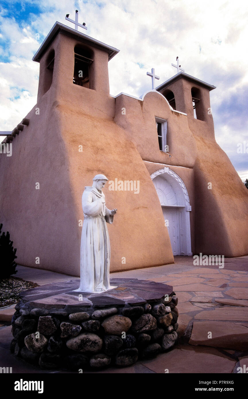 Franziskus von Assisi Kirche, Rancho de Taos, New Mexico Stockfoto