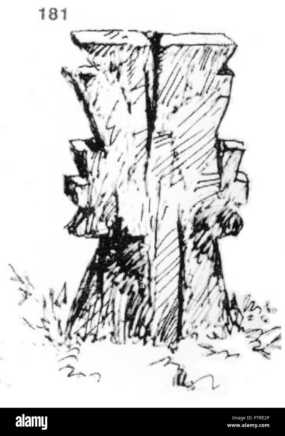 : 181. -. . . ,, 10 - 15. : 45 x 18 x 3. 26. .1917. (. 5. 11.). 26. März 1917 206 Ivan Enchev-Vidyu bulgarischen Kreuze 181 Stockfoto