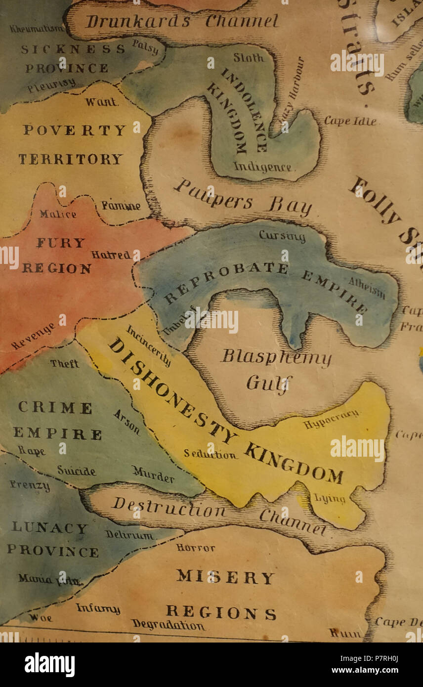 Englisch: 'Map auf Mäßigung" von William Meacham Murrell, Pawtucket, Rhode Island, 1846. Diese Arbeit ist jetzt in der Weil der Autor vor mehr als 70 Jahren starb. 20 Dezember 2015, 15:37:29 258 Karte auf Mäßigung von William Meacham Murrell, Pawtucket, Rhode Island, 1846-DSC 04220 Stockfoto