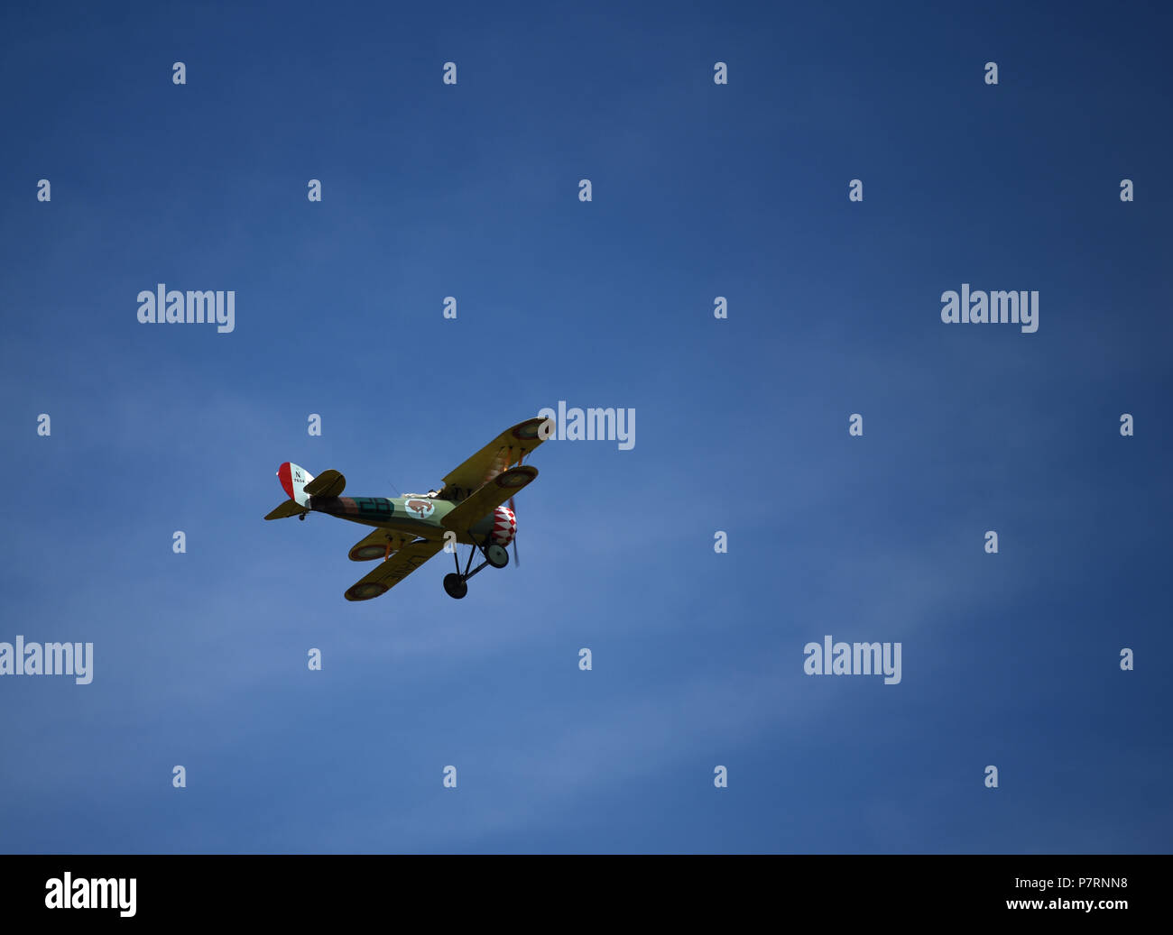 Nieuport 28, LX-NIE, Centenary Air Show; Musée de la Grande Guerre, WWI, Meaux, Seine-et-Marne, Ile-de-France, Frankreich, Europa Stockfoto