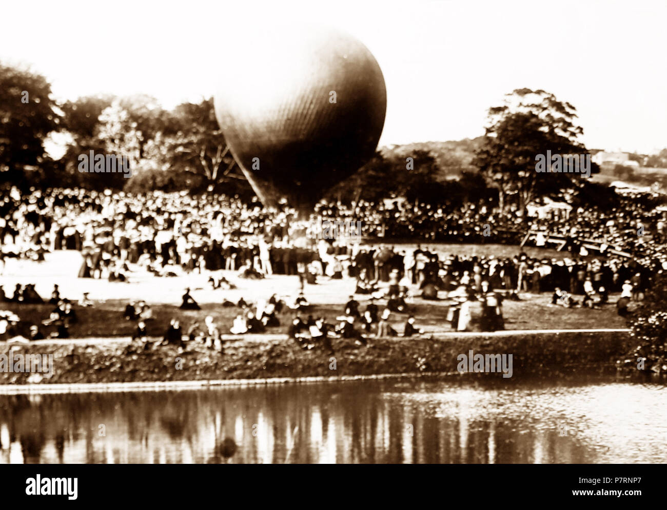 Ballon Display, 1900er Jahre Stockfoto